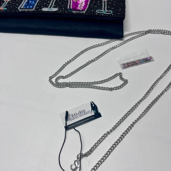 ⭐️ SOLD OUT ⭐️ Cocktail Beaded Bag NWT TikTok Instagram Viral - Picture 11 of 12